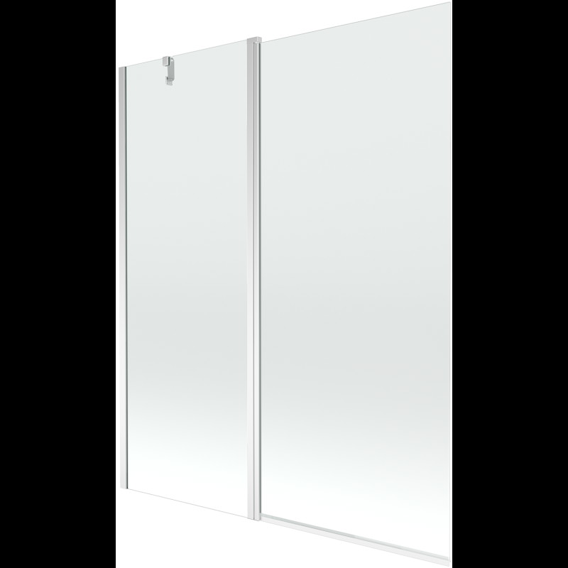 Mexen Flip paravan cadă 1-aripă 140 x 150 cm, Transparent, Crom - 894-140-101-01-00