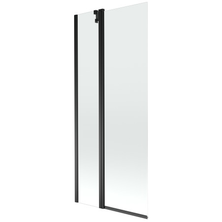 Mexen Flip paravan cadă 1-aripă 80 x 150 cm, Transparent, Neagră - 894-080-101-70-00