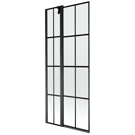 Mexen Flip paravan cadă 1-aripă 80 x 150 cm, Model negru, Neagră - 894-080-101-70-77