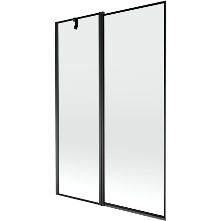 Mexen Flip paravan cadă 1-aripă 120 x 150 cm, Model negru, Neagră - 894-120-101-70-70