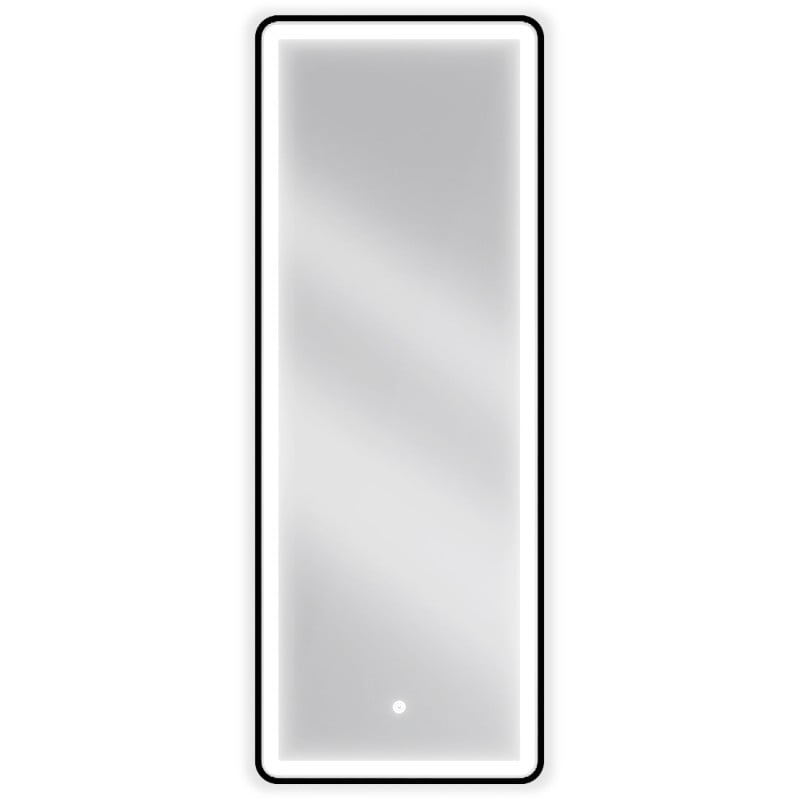 Mexen Coro oglindă iluminată de baie 45 x 120 cm, LED 6000K, anti aburire, ramă neagră - 9817-045-120-611-70