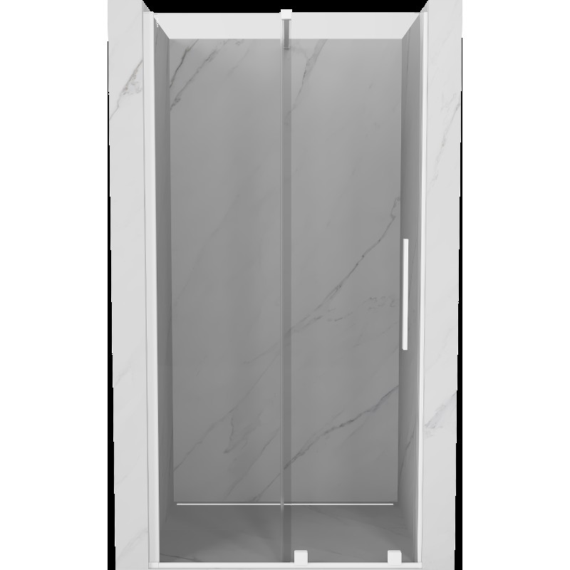 Mexen Velar ușă de duș culisantă 90 cm, transparent, albă - 871-090-000-01-20