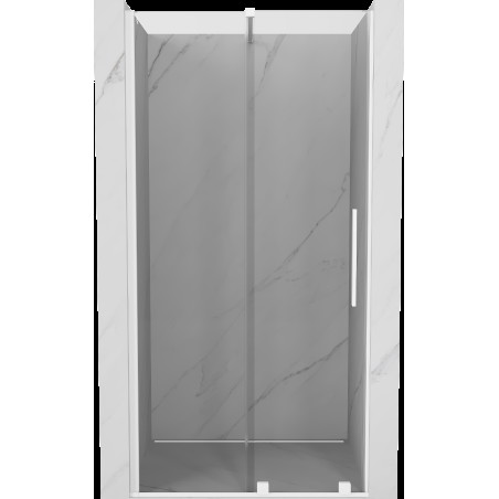 Mexen Velar ușă de duș culisantă 90 cm, transparent, albă - 871-090-000-01-20