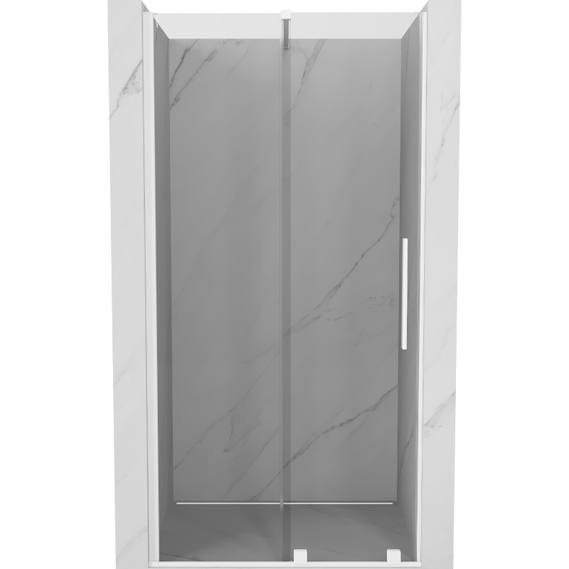 Mexen Velar ușă de duș culisantă 100 cm, transparent, albă - 871-100-000-01-20