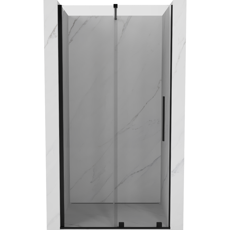 Mexen Velar ușă de duș culisantă 120 cm, transparent, neagră - 871-120-000-01-70