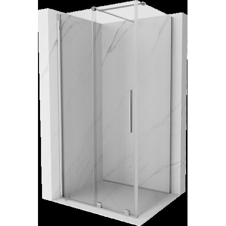 Mexen Velar cabină de duș extensibilă 110 x 75 cm, transparent, Crom - 871-110-075-01-01