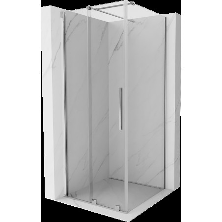 Mexen Velar cabină de duș extensibilă 90 x 90 cm, transparent, Crom - 871-090-090-01-01