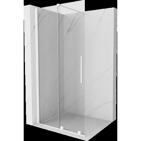 Mexen Velar perete de duș extensibil Walk-in 80 x 200 cm, transparent 8 mm, alb - 871-080-000-03-20