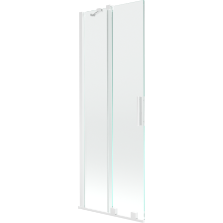 Mexen Velar paravan cadă 2-aripi culisant 70 x 150 cm, transparent, Albă - 896-070-000-01-20