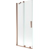 Mexen Velar paravan cadă 2-aripi culisant 80 x 150 cm, transparent, Roz-auriu - 896-080-000-01-60