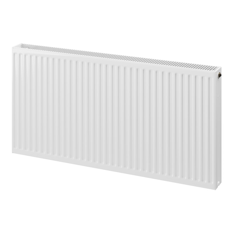 Război CV22 radiator cu plăci 600 x 400 mm, conectare pe fund, 661 W, alb - W622-060-040-00