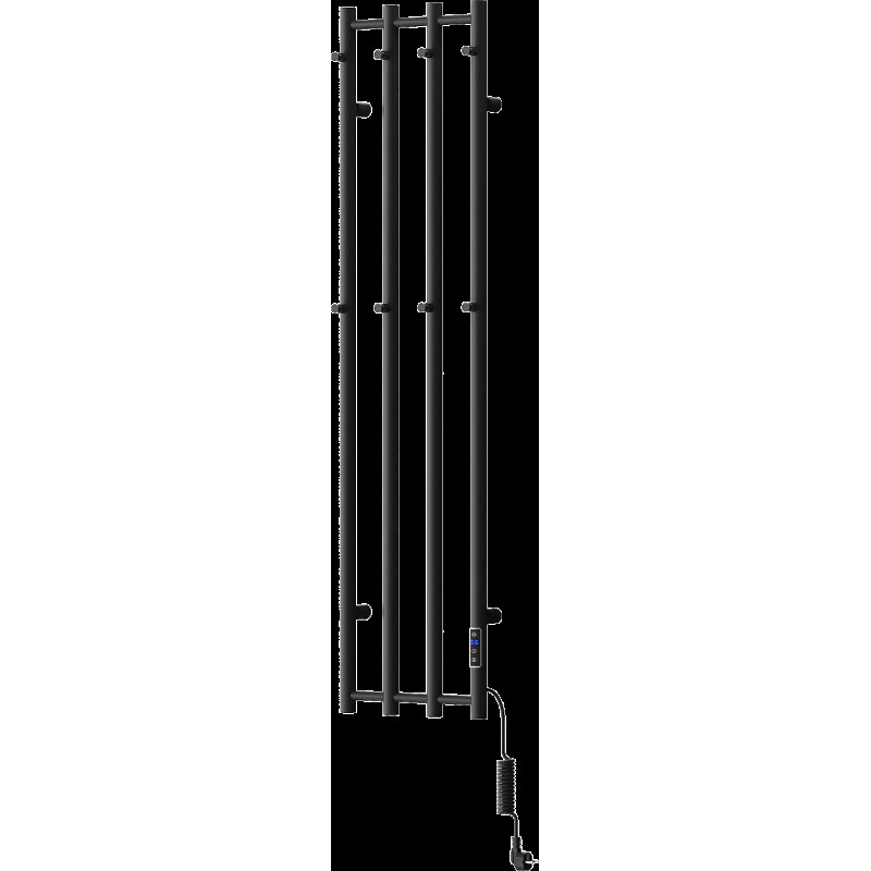 Radiator electric Mexen Pino cu suporturi pentru prosoape 1405 x 347 mm, 250 W, negru - W301-1405-347-00-70