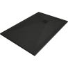 Mexen Stone+ bazin compozit dreptunghiular 130 x 90 cm, negru, capac negru - 44709013-B