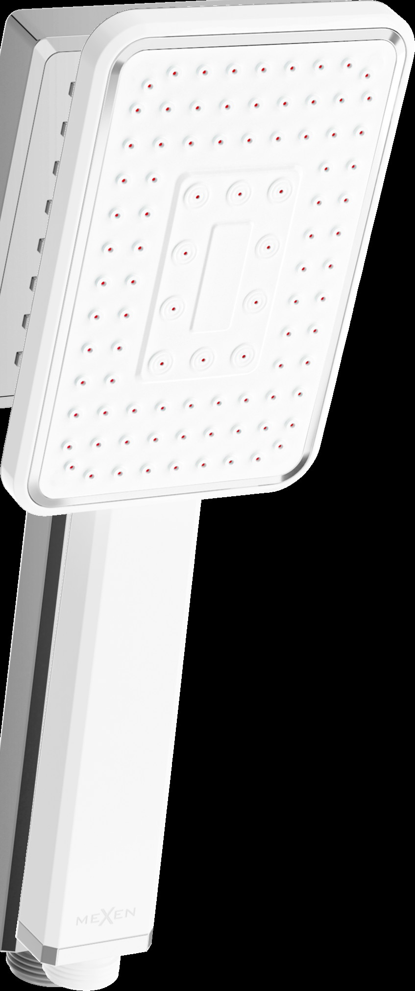 Mexen R-54 mâner de duș cu 1 funcție, Albă/Crom - 79554-21