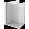 Mexen Kioto L perete de dus Walk-in 75 x 200 cm, transparent, aur roz - 800-075-103-60-00