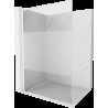 Mexen Kioto L paravan duş Walk-in 100 x 200 cm, transparent/frost, alb - 800-100-103-20-35