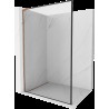 Mexen Kioto L perete duș Walk-in 60 x 200 cm, model negru, aur roz - 800-060-103-60-70