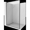 Mexen Kioto L panou de duș Walk-in 50 x 200 cm, model negru, negru - 800-050-103-70-70