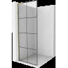 Mexen Kioto L perete de duș Walk-in 90 x 200 cm, model negru, aurie - 800-090-103-50-77