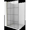 Mexen Kioto L perete duş Walk-in 110 x 200 cm, model negru, auriu - 800-110-103-50-77