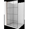 Mexen Kioto L perete de duș Walk-in 100 x 200 cm, model negru, cupru periat - 800-100-103-65-77