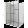 Mexen Kioto L paravan de duș Walk-in 80 x 200 cm, model negru, finisaj auriu periat - 800-080-103-55-78