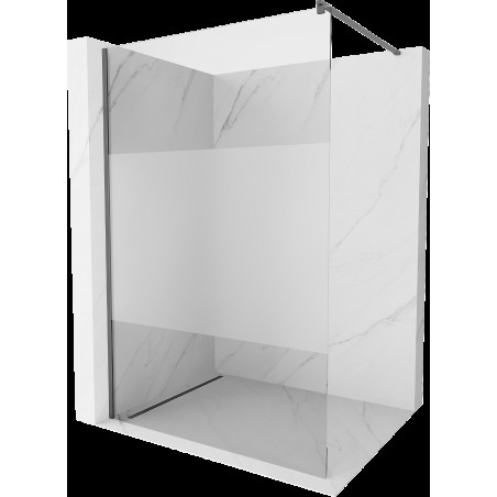 Mexen Kioto perete Walk-in 140 x 200 cm, transparent/frost 8 mm, gun metal - 800-140-101-95-35