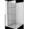 Mexen Kioto L perete de duș Walk-in 90 x 200 cm, model negru, gun metal - 800-090-103-95-77