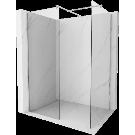 Mexen Kioto paravan de duş Walk-in 80 x 70 cm, transparent, crom - 800-080-202-01-00-070