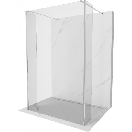 Mexen Kioto paravan de duș liber 130 x 30 x 30 cm, transparent, crom - 800-130-030-222-01-00-030