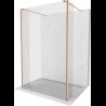 Mexen Kioto paravan de duş freestanding 125 x 30 x 30 cm, transparent, cupru periat