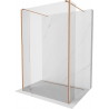 Mexen Kioto pereți separatori pentru duș de tip stand-alone 145 x 30 x 30 cm, transparent, cupru periat - 800-145-030-222-65-00-