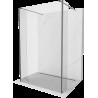 Mexen Kioto paravan de duș tip freestanding 105 x 30 x 30 cm, transparent, gri capacit superb - 800-105-030-222-66-00-030