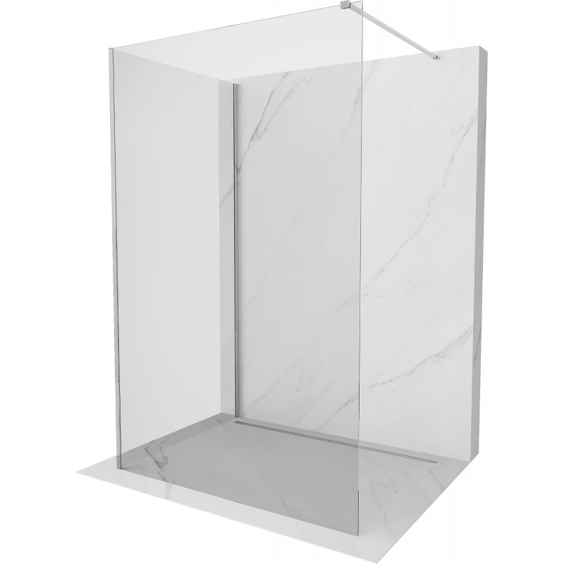 Mexen Kioto paravă de duș Walk-in 125 x 70 cm, transparent, crom - 800-125-212-01-00-070