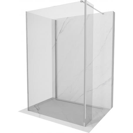 Mexen Kioto paravan de duş Walk-in 100 x 70 x 30 cm, transparent, crom - 800-100-070-221-01-00-030