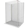 Mexen Kioto zid prăjitor Walk-in 110 x 70 x 40 cm, transparent, nichel periat - 800-110-070-221-97-00-040