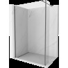 Mexen Kioto perete walk-in 110 x 30 cm, transparent, gri metalizat periat - 800-110-212-66-00-030