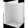 Mexen Kioto L panel de duș Walk-in 70 x 200 cm, transparent, aur periat - 800-070-103-55-09