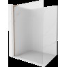 Mexen Kioto L perete de duș Walk-in 80 x 200 cm, transparent, aur roz - 800-080-103-60-09