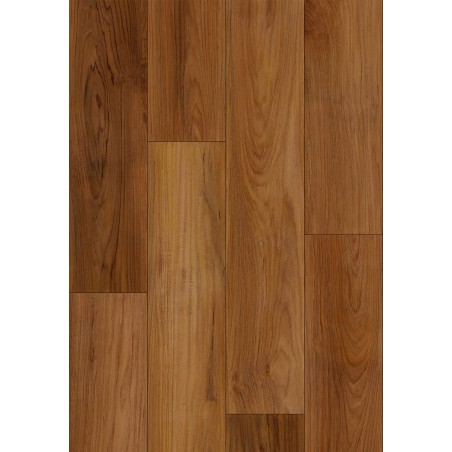 Mexen Lubbock panouri vinilice 1240 x 182 mm SPC 6,5 mm, substrat IXPE 1,5 mm, 4 V-Fuga, Teak - F1092-1240-182-505-4V1-02