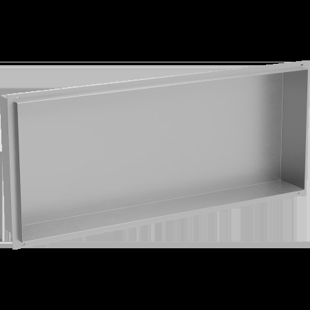 Mexen X-Wall-NR raft încastrat fără guler de mascare 75 x 30 cm, inox - 1911753010