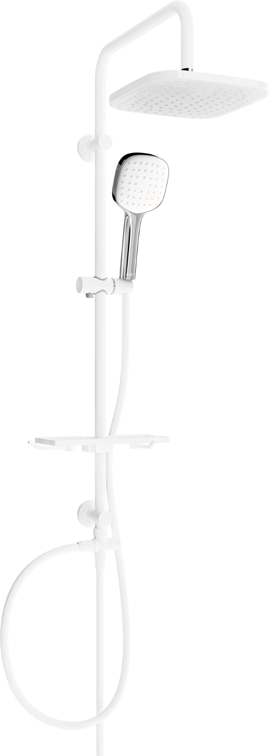 Mexen T33 coloană de duș, Albă/Crom - 798333393-21