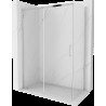 Mexen Omega cabină de duș extensibilă 160 x 80 cm, transparent, Crom - 825-160-080-01-00