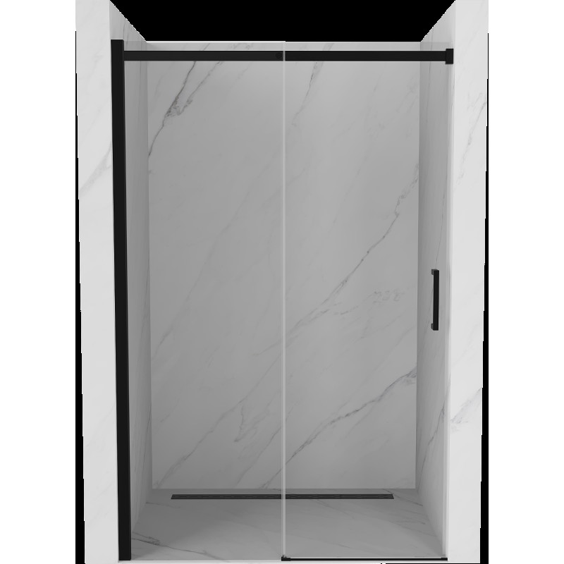 Mexen Omega ușă de duș culisantă 100 cm, transparent, Neagră - 825-100-000-70-00