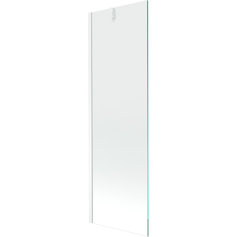 Mexen Next paravan cadă 1-aripă 60 x 150 cm, Transparent, Albă - 895-060-000-00-00-20