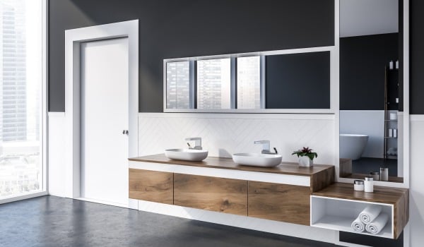 Jaki blat do łazienki pod umywalkę wybrać? Kompletny przewodnik